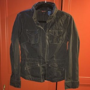 DKNY Navy Sporty snap jacket